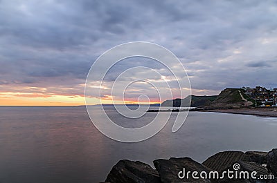 West Bay Sunset Stock Photo