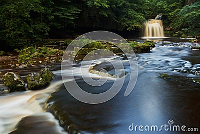 West Burton falls, Yorkshire Dales NP, UK Stock Photo