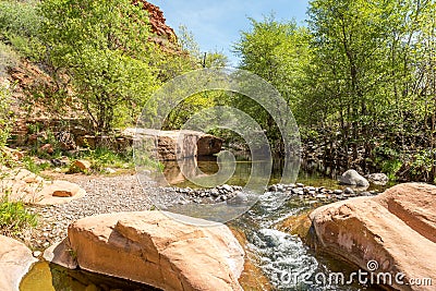 West Clear creek Arizona. Stock Photo