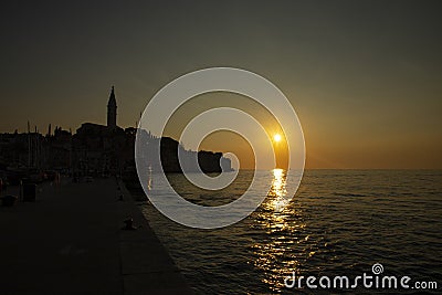 Rovinj, City on the westcoast of Istria, Croatia Stock Photo