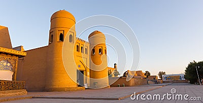 West gate of Khiva, Uzbekistan Editorial Stock Photo