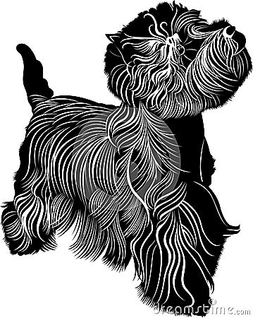 West Highland White Terrier Vector Illustration