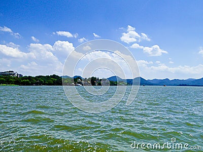 West Lake Cultural Landscape of Hangzhou Stock Photo