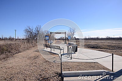 West Memphis Arkansas Big River Trail Park Editorial Stock Photo