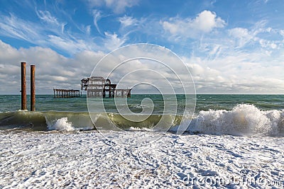 West Pier, Brighton Stock Photo