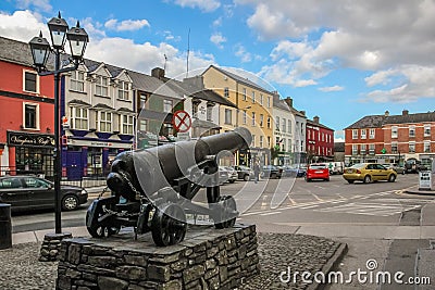 West square. Macroom. Ireland Editorial Stock Photo