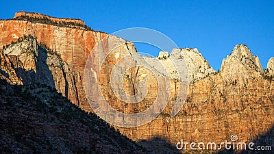 The West Temple and Altar of Sacrifice Stock Photo