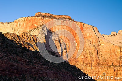 West Temple Sundial Stock Photo