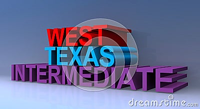 West texas intermediate Stock Photo