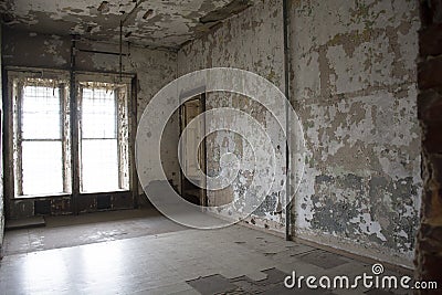 West Virginia state penitentiary, exterior details Editorial Stock Photo