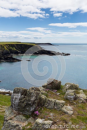 West Wales Deadman`s Bay near Skoma island Stock Photo