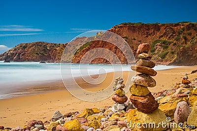 Westcoast of portugal Stock Photo