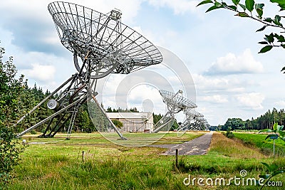 Westerbork Synthese Radio Telescoop Stock Photo