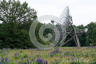 Westerbork Synthesis Radio Telescope Editorial Stock Photo