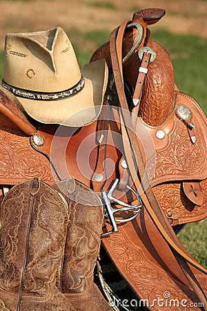 Western Gear Stock Photo