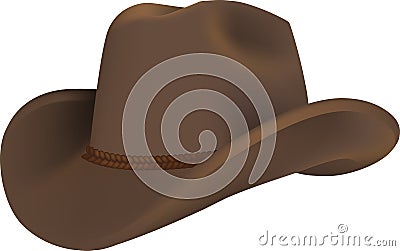 Western hat Cartoon Illustration