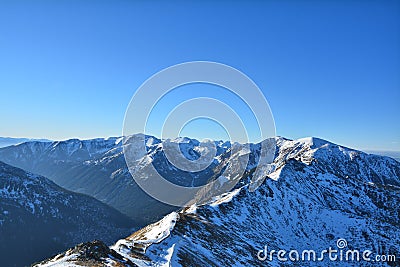 Western Tatra mountains in Poland Stock Photo