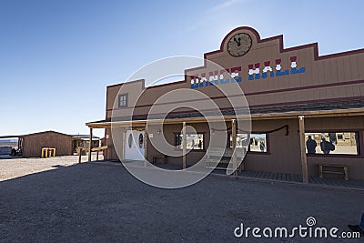 Western town Editorial Stock Photo