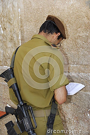 The Western Wall Editorial Stock Photo