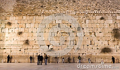 The Western Wall Editorial Stock Photo