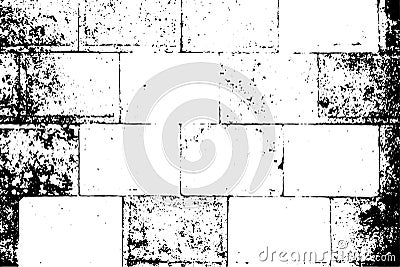 Western Wall, Jerusalem. The Wailing Wall. Black and white vector illustration. Vector Illustration