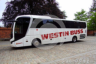 Westin Buss autobus. Editorial Stock Photo