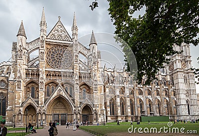 Westminster Abbey London England Editorial Stock Photo