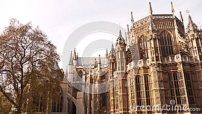 Westminster Abbey London, Venue for Royal Wedding. Stock Photo