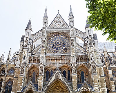 Westminster Abbey, one of the most important Anglican temple , London, United Kingdom Stock Photo