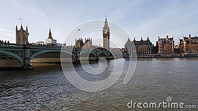 Westminster Palace and Big Ben Editorial Stock Photo