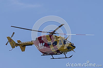 Westpac lifesaver rescue helicopter Editorial Stock Photo