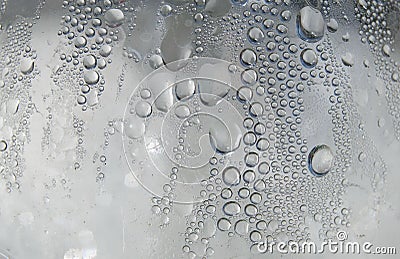 Wet glass surface Stock Photo