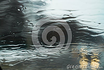 Wet rainy grey wallpaper Stock Photo
