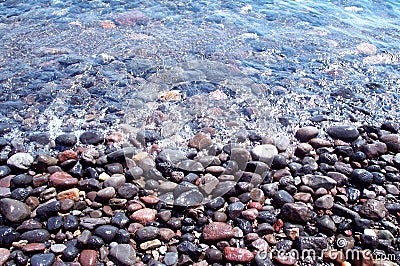 Wet rocks Stock Photo