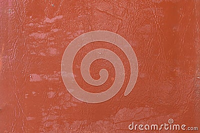 Wet water surface of orange brown leather streaks background texture spots Stock Photo