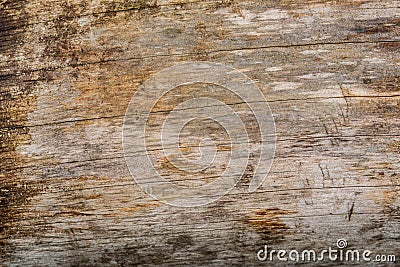 Wethered wood planks texture with scratched paint Stock Photo