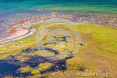 Wetlands on the south side of Oland, Sweden Stock Photo