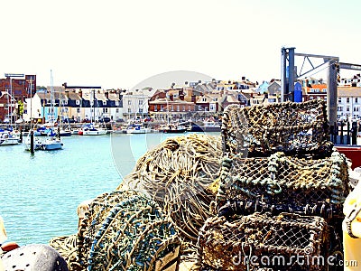 Weymouth harbour Editorial Stock Photo