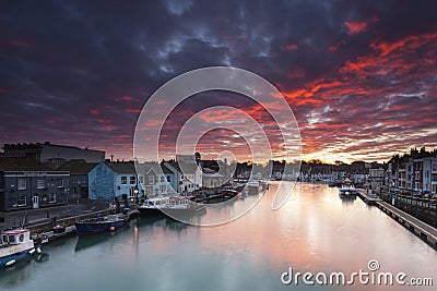 Weymouth Harbour Editorial Stock Photo