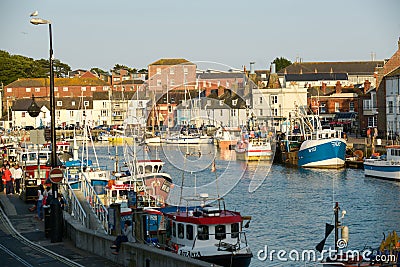 Weymouth harbour england Editorial Stock Photo