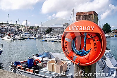 Weymouth Harbour Editorial Stock Photo