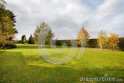 Natural autumn landscaping Stock Photo