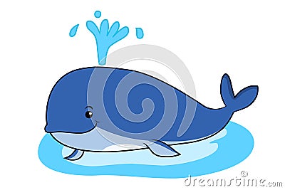 Whale Vector Illustration