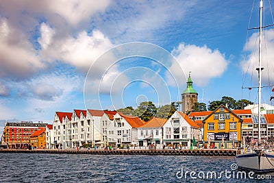 Wharf of Stavanger Editorial Stock Photo