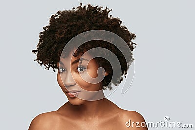 What is on her mind? Stock Photo