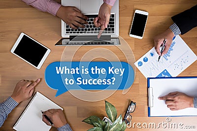 What is the Key to Success? Stock Photo