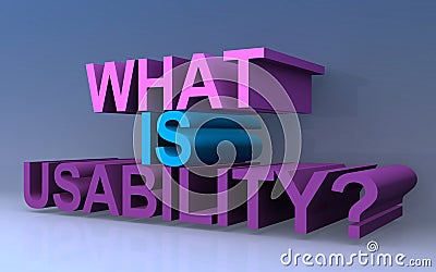 What is usability Stock Photo