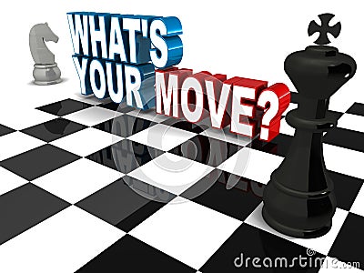 What is your move Stock Photo