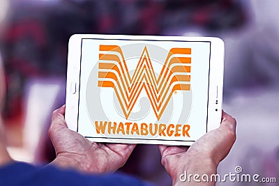 Whataburger restaurant chain logo Editorial Stock Photo