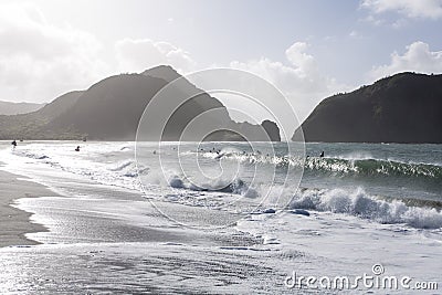 Whatipu Beach Stock Photo